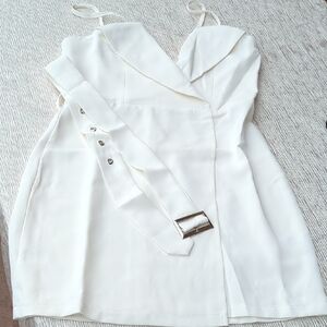 Elegant Cream Dress, Size Small